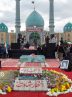 تشییع دو شهید گمنام در مسجد جمکران
